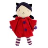Petitcollin Red Riding Hood Rag Doll, 28 cm, Multi-Colour, Cotton