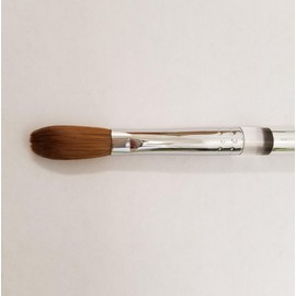 Petal Kolinsky Silver Handle Acrylic Nail Brush Manicure Powder (Size 16)