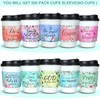 Eaasty 500 Pcs Christian Coffee Cups Sleeves Bulk Motivational Religious