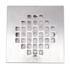 Westbrass 2" Sch 40 PVC Shower Drains with 4-1/4" Square
