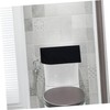 UKCOCO Black Toilet Tank Lid Cover Washable Replacement for Bathroom
