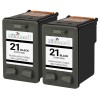 2PK Fits HP 21 C9351AN Black Ink Cartridges DESKJET 3910