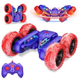 Dreamlandia Remote Controlled Car from 3-10 Years, Spider Toy from 3 4 5 6 7 8 9 Years Boy Easter Gifts Children Gift Boy 3 4 5 6-10 Years RC Car Outdoor Toy Children's Toy