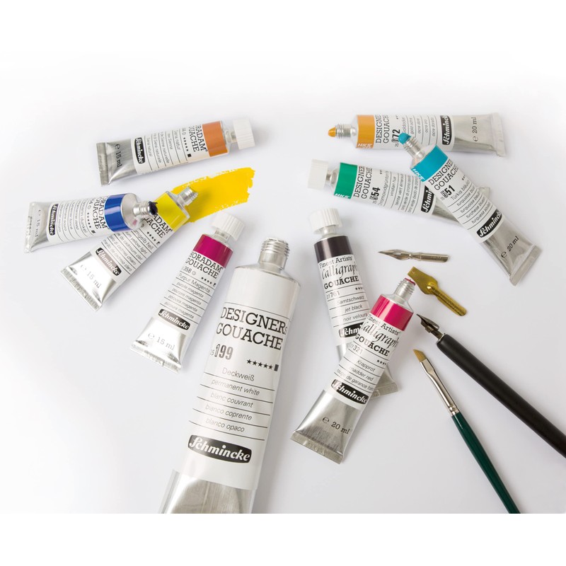Schmincke 12640006 Horadam Gouache Pintura 15 ml Series 1 Titanium