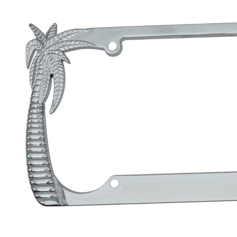 BDK Heavy Duty Rust-Proof Stainless Steel Metal Chrome Tropical Palm
