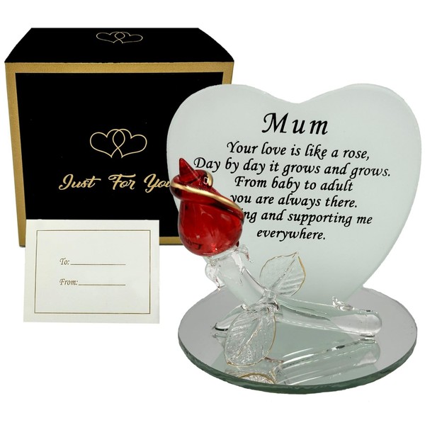 Mum Gift Glass Plaque Ideas for Mummy Mom Mother Birthday