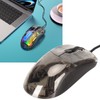 Wired Mouse Transparent Shell RGB Backlit Adjustable DPI Programmable Keys