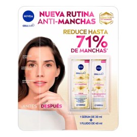 Nivea Luminous 630 Rutina Facial Anti-Manchas: Sérum 30 ml + Fluido FPS 50 40 ml