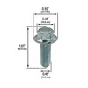 Driveshaft Bolts Replacement for Jeep Wrangler TJ, JK, JL, Gladiator