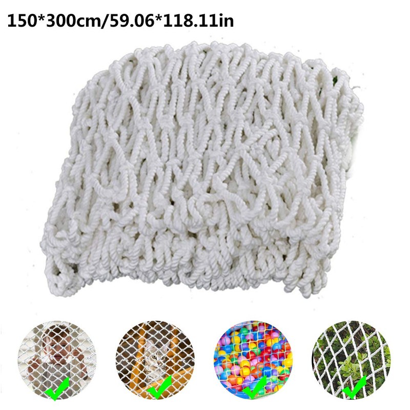 FIYSON Safety Net for Children, Balcony Cat Net, Upgrade 3