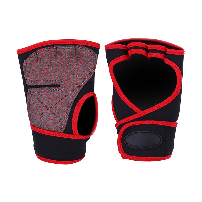 1 Pair Anti skid Sports Weight Lifting Half Finger Protection