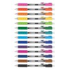 TUL WHJJK Retractable Gel Pens, Bullet Point, 0.7 mm, Gray