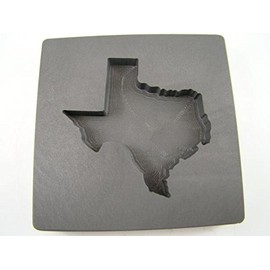 Custom Texas 5 oz + Gold Bar High Density Graphite Mold - Copper & Silver 3 oz +