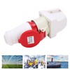 Industrial Plug Socket 380415V 32A 4Pin 3P+E IP44 Waterproof Surface