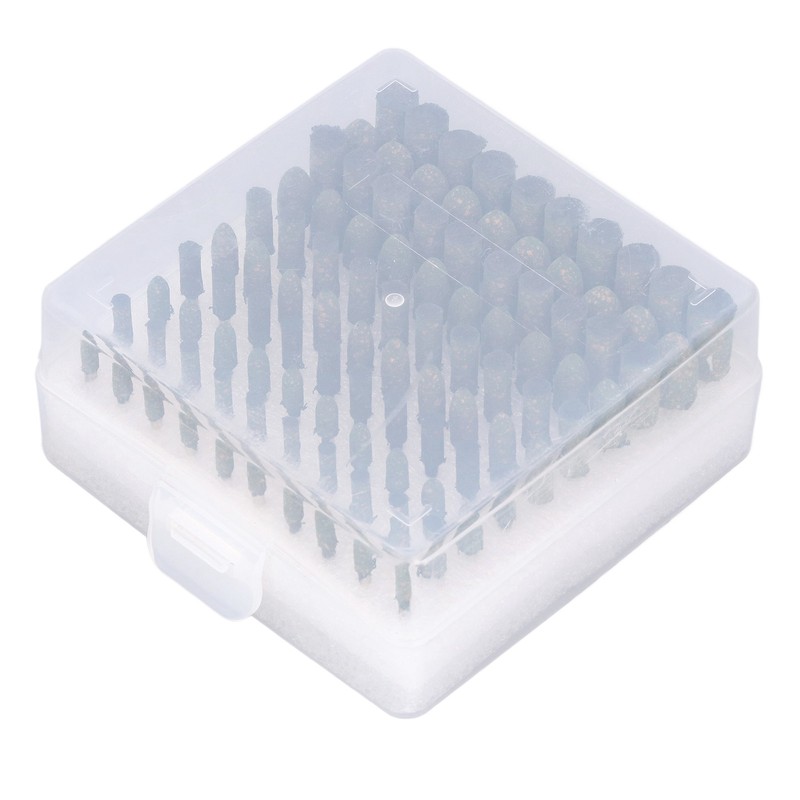 100Pcs Rubber Grinding Head Polishing Bit Various Sizes Accessory Set