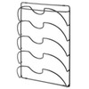 mDesign Metal Wire Pot and Pan Lid Rack Organizer for