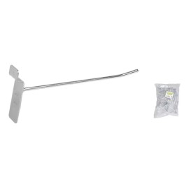 Lion Tools 25 Gancho 20 Cm Cromo P/panel Ranurado Exhibipanel Lion