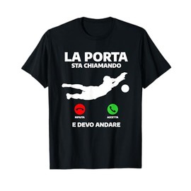Uomini Citazione di Calcio Divertente per Un Portiere Maglietta