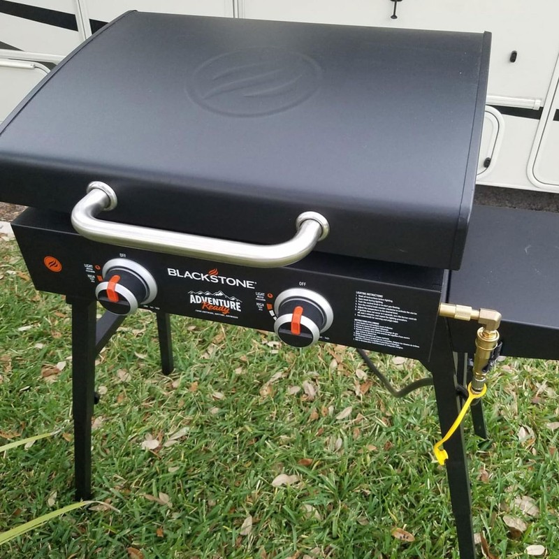 CALPOSE 1/4" RV Quick Connect Adapter for Blackstone 17 &