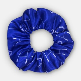 Rugby Hair Scrunchy - Blue/White | Stylish & Versatile Hair Accessory for Rugby Fans
