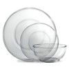 ELEMENT Set of 12 Glass Dinnerware Set