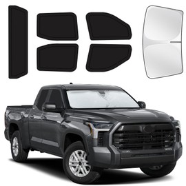 for Toyota Tundra 2022-2025 Car Window Shades, 6pcs Privacy Sun Shade Set for Front Windshield Side and Rear Windows, Full Window Covers Keeps Vehicle Cool for Camping Napping