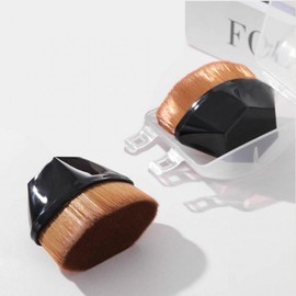 Ultra-fine Mini Foundation Brush for Makeup and Pore Coverage (1pc with Case) Included) 2ea