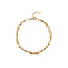 MultiValue Bracelets for Womens, 18 K Titanium Steel Gold Bracelet