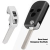 VGOL 2pcs Uncut Insert Emergency Key Blade Compatible with Honda