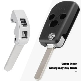 VGOL 2pcs Uncut Insert Emergency Key Blade Compatible with Honda CR-V Civic Accord 2022-2023