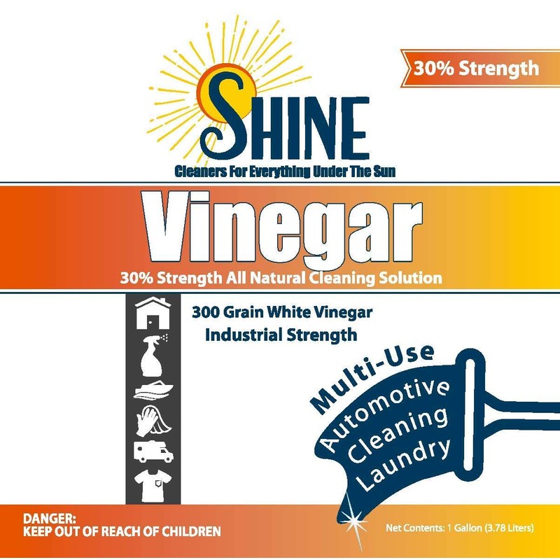 30% Concentrated Vinegar Gallon - Makes 6 Gallons of Finished