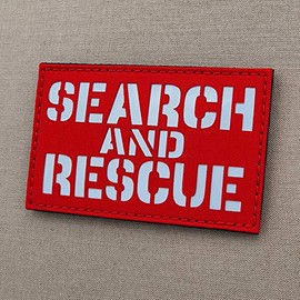 Tactical Freaky Big 3x5 Search and Rescue Reflective Hi Vis SAR Patch