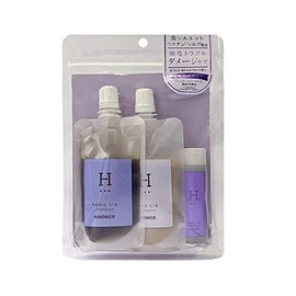 Hahoniko Happy Life Hema Silk Feeling Set (Shampoo 1.7 fl oz (50 ml), Treatment 1.7 oz (50 g), Scalp Lotion 0.7 fl oz (20 ml)