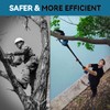 Jovant Cordless Pole Saws for Tree Trimming,2-In-1 Mode Cordless Pole