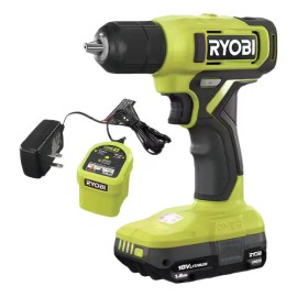 Kit De Taladro Ryobi Pcl201k1 Incluye Bateria Y Cargador Color Verde Lima Frecuencia 60hz