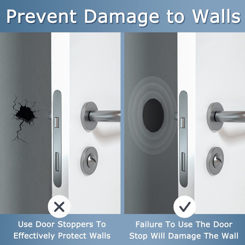 XoYoZo Door Stoppers Wall Protector Buffer Guard Doorknob Door Handle