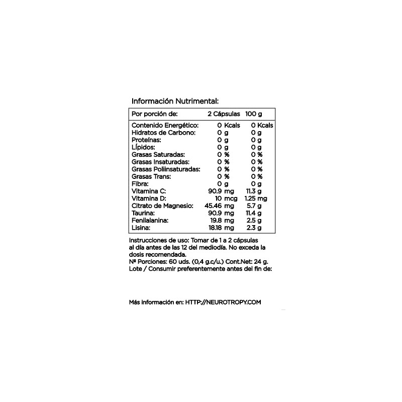 Sapientia Noova - Suplemento alimenticio 100% natural - Melisa, Colina