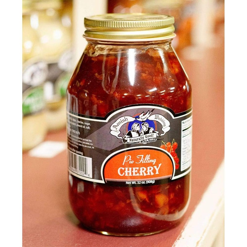 Amish Wedding Natural Pie Filling, Pre Cooked Real Natural Flavor