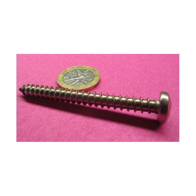 Basic 18-8 Stainless Steel Phillips Pan Sheet Metal Screws #14