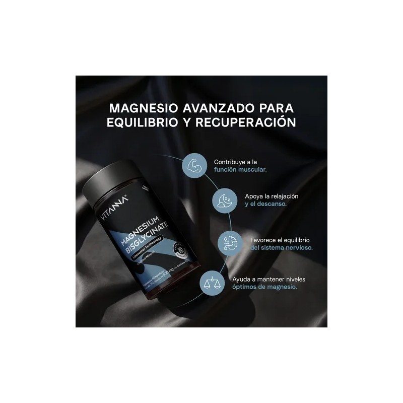 Magnesio Bisglicinato Quelado Liposomal 500mg 90 Cápsulas