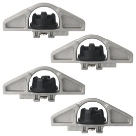 APPERFiT Deck Rail Tie Down Anchors Bed Cleats (Aluminum) 4pcs Compatible with Tundra 2007-2021 Replaces PT278-0C010
