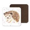 Coaster Hedgehog British Wildlife Hand Painted Animals Coasters Watercolour Art