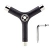 HIGHROCK All-in-One Skate Tools Multi-Function Portable Skateboard T Tool, Y