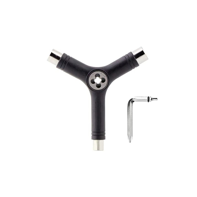 HIGHROCK All-in-One Skate Tools Multi-Function Portable Skateboard T Tool, Y