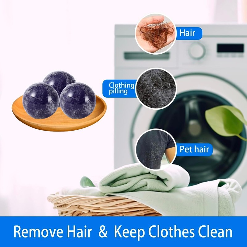 Pet Hair Remover for Laundry – Reusable Laundry Tool for