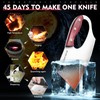 ROCOCO Meat Cleaver Knife Unique Effort Saving Professional Stainless Steel