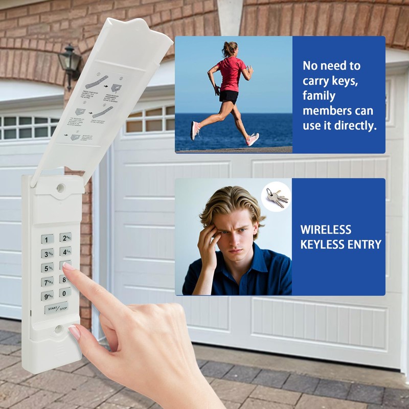 XDTKML Garage Door Opener Keypad Replacement for Linear MegacodeMDTK Keypad