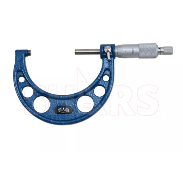 Shars 2-3" x 0.0001" Mechanical Solid Metal Frame Outside Micrometer