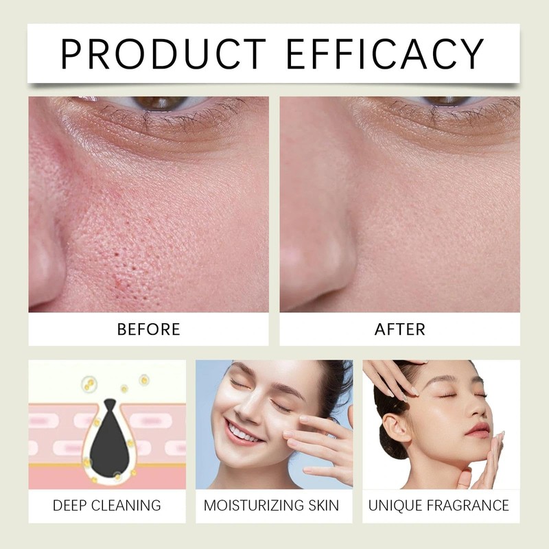 Pore-Clearing Green Tomato Clay Mask with Extract. Deep Cleanses, Dries