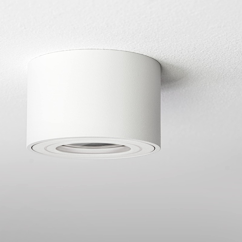 linovum Surface-Mounted Light SMOL-W Extra Flat IP44 in Matt White